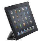 Tablethoes van leer voor iPad 2/3/4 zwart